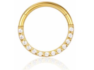 Nose Ring with CZ