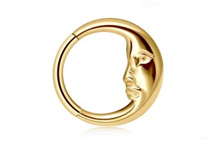 Moon Nose Studs Hinged