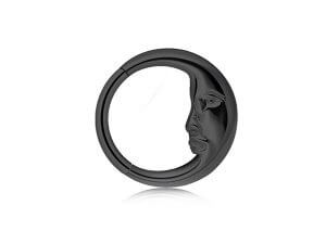 Black moon Septum Rings Clip